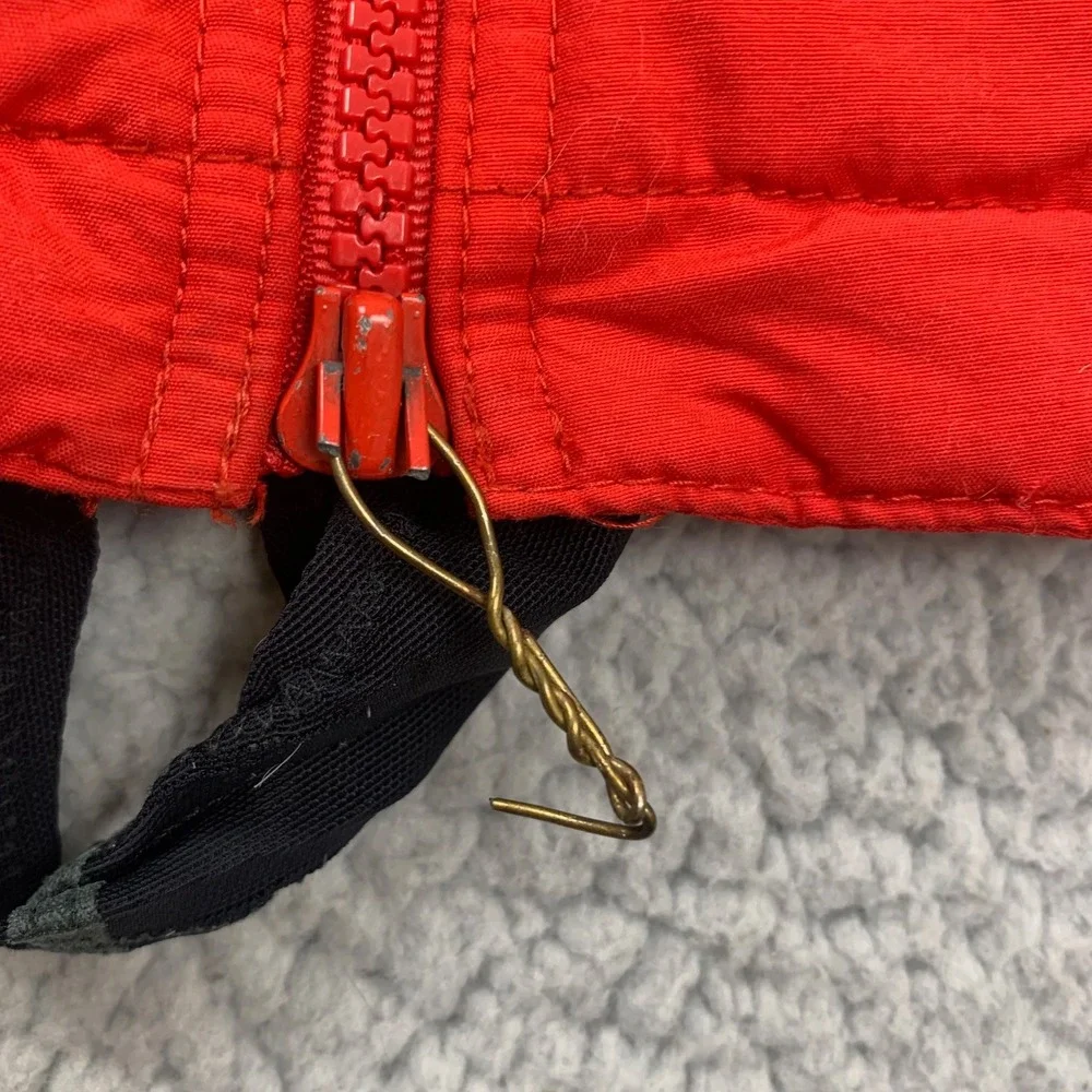 Vintage Profile Ski Pants Youth 12 Black Red Wool‎ Blend Stirrup Insulated